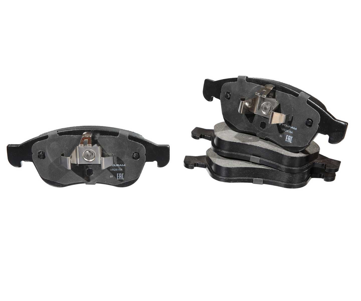 КОЛОДКИ ПЕРЕДНИЕ DUSTER 10-FLUENCE 10-MEGANE III 08- С УШКАМИ 155ММ (VOLRAM) VR26154
