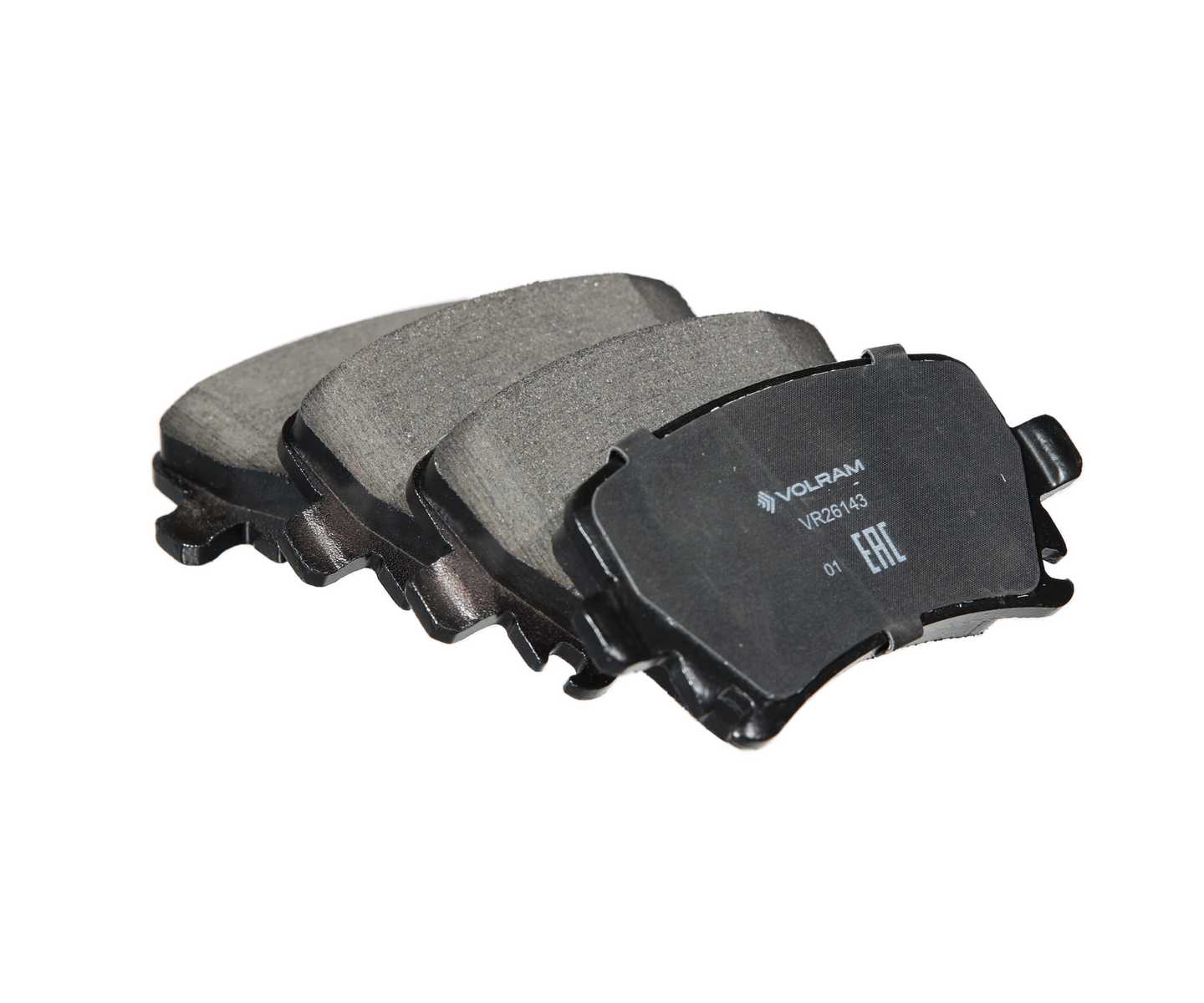 КОЛОДКИ ЗАДНИЕ VW GOLF V-VII 07- PASSAT 07- SKODA OCTAVIA II III 04- ДИСКОВЫЕ (VOLRAM) VR26143
