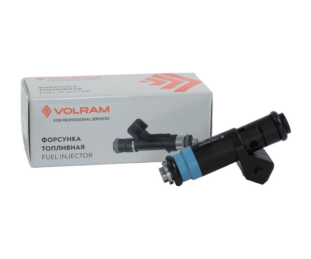 ФОРСУНКА ВАЗ-2112 V1,6 16КЛ.  VOLRAM ТОНКАЯ 2110,1118,21124, (ЕВРО-II, III) (аналог Siemens 20735)