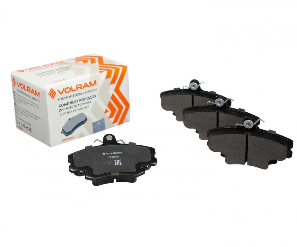 КОЛОДКА ПЕРЕДНЯЯ  VOLRAM LARGUS ABS+/-, 8 кл. (с 2 датчиками)