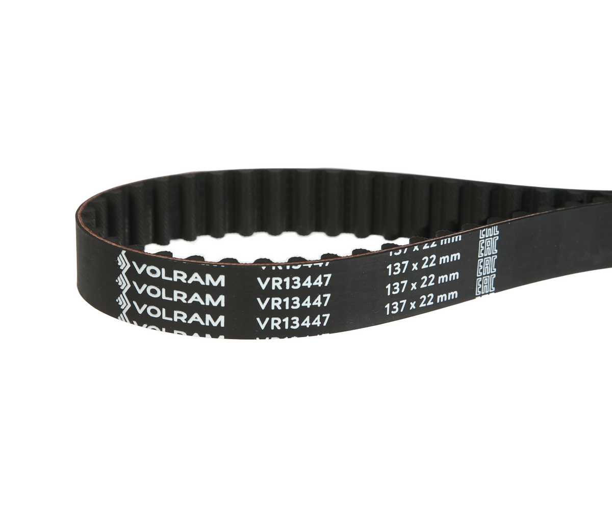 РЕМЕНЬ ГРМ  (137X22) для а/м ВАЗ-2170; ЗУБЧАТЫЙ; (VOLRAM) VR13447