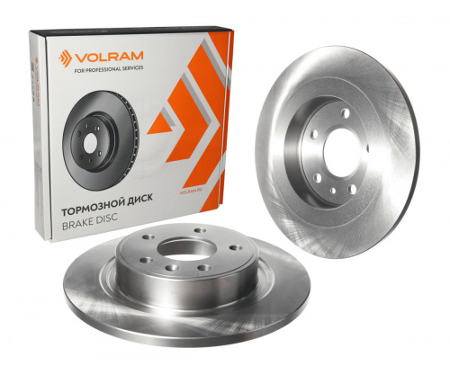 ДИСК ТОРМОЗНОЙ ЗАДНИЙ для а/м CHEVROLET CRUZE J300, J305, J308 (09-); OPEL ASTRA J (10-), ZAFIRA P12 (11-); D=292mm; (VOLRAM) VR27149