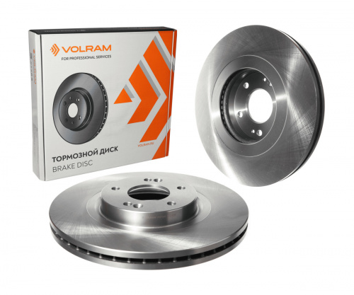 ДИСК ТОРМОЗНОЙ ПЕРЕДНИЙ для а/м HYUNDAI SANTA FE (06-); KIA SORENTO (09-); D=321mm; вент.; (VOLRAM) VR27145