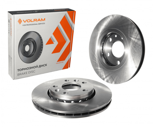 ДИСК ТОРМОЗНОЙ ПЕРЕДНИЙ для а/м RENAULT DUSTER (10-), ARKANA (19-); D=280mm; вент.; (VOLRAM) VR27154